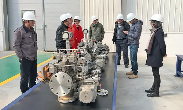 客户参观VP清管球站