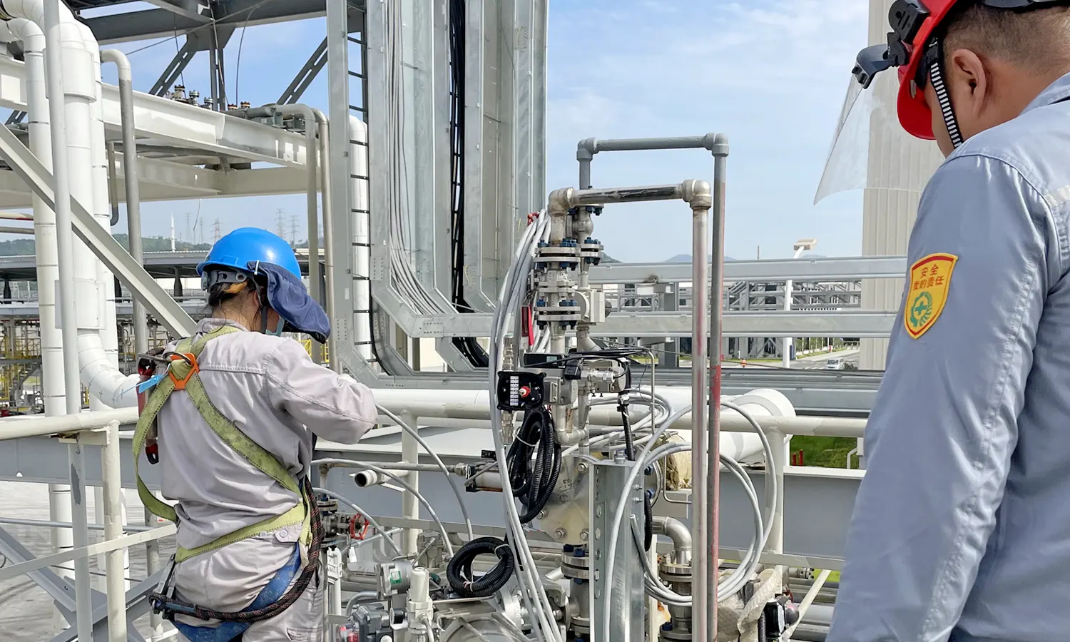 北京威浦清管系统施工现场